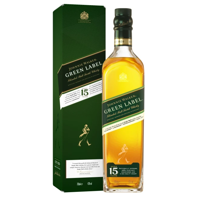 Deluxe Scotch Whisky, Johnnie Walker Green, 40% alc, 0,7L